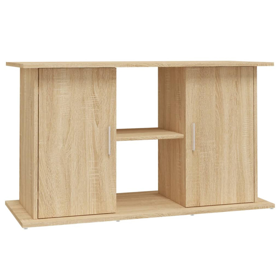 Aquariumstandaard Bewerkt Hout Kleurig 101 x 41 x 58 cm Sonoma eiken
