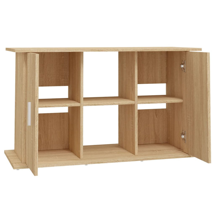 Aquariumstandaard Bewerkt Hout Kleurig 101 x 41 x 58 cm Sonoma eiken