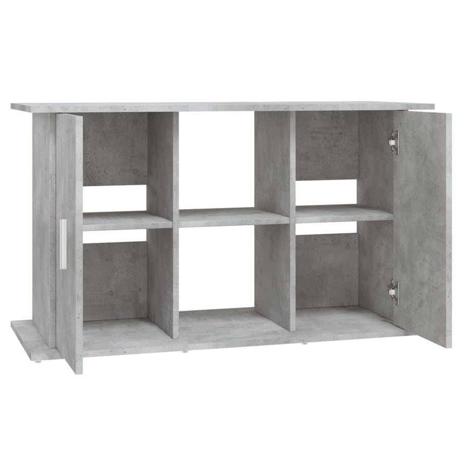 Aquariumstandaard Bewerkt Hout 101 x 41 x 58 cm Betongrijs