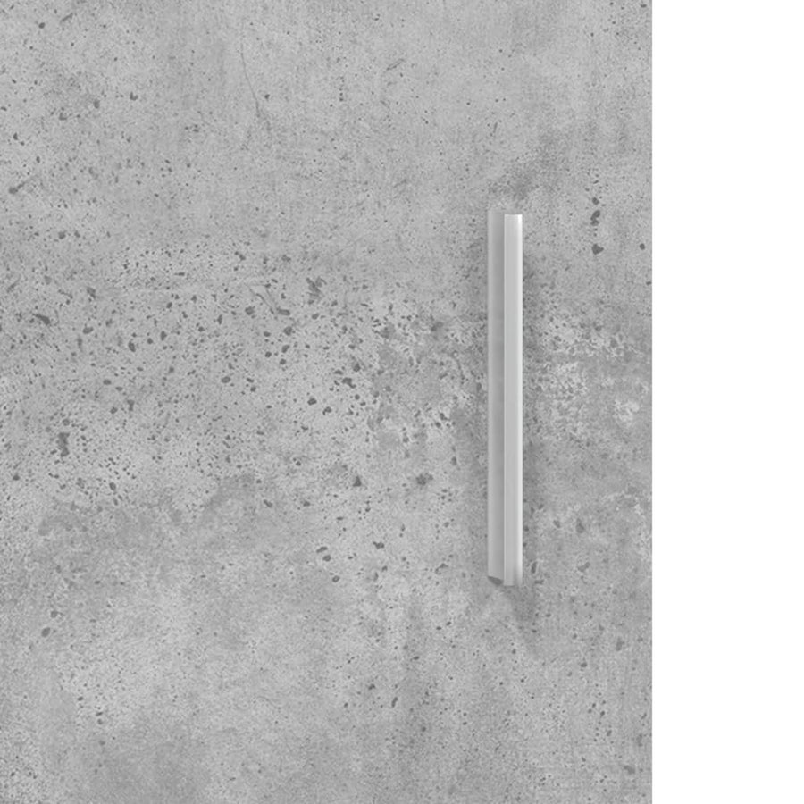 Aquariumstandaard Bewerkt Hout 101 x 41 x 58 cm Betongrijs