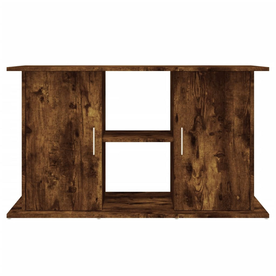 Aquariumstandaard Bewerkt Hout Kleur 101 x 41 x 58 cm Gerookt eiken