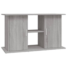 Aquariumstandaard Bewerkt Hout Eiken 101 x 41 x 58 cm Grijs sonoma