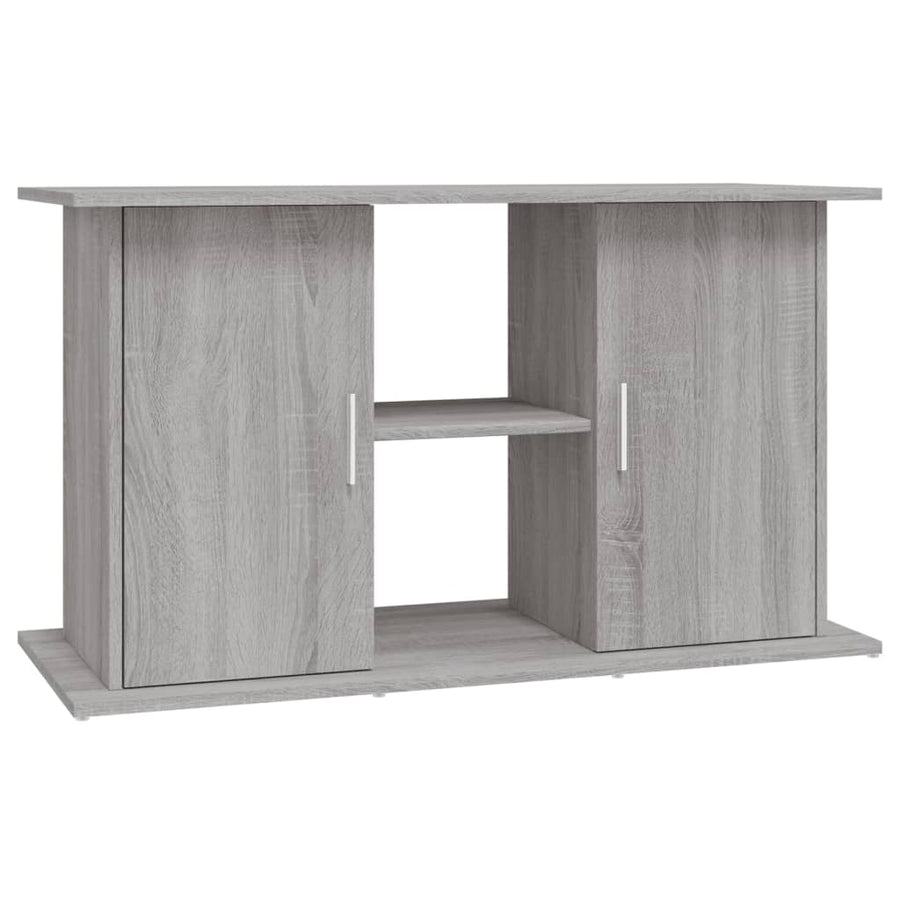 Aquariumstandaard Bewerkt Hout Eiken 101 x 41 x 58 cm Grijs sonoma