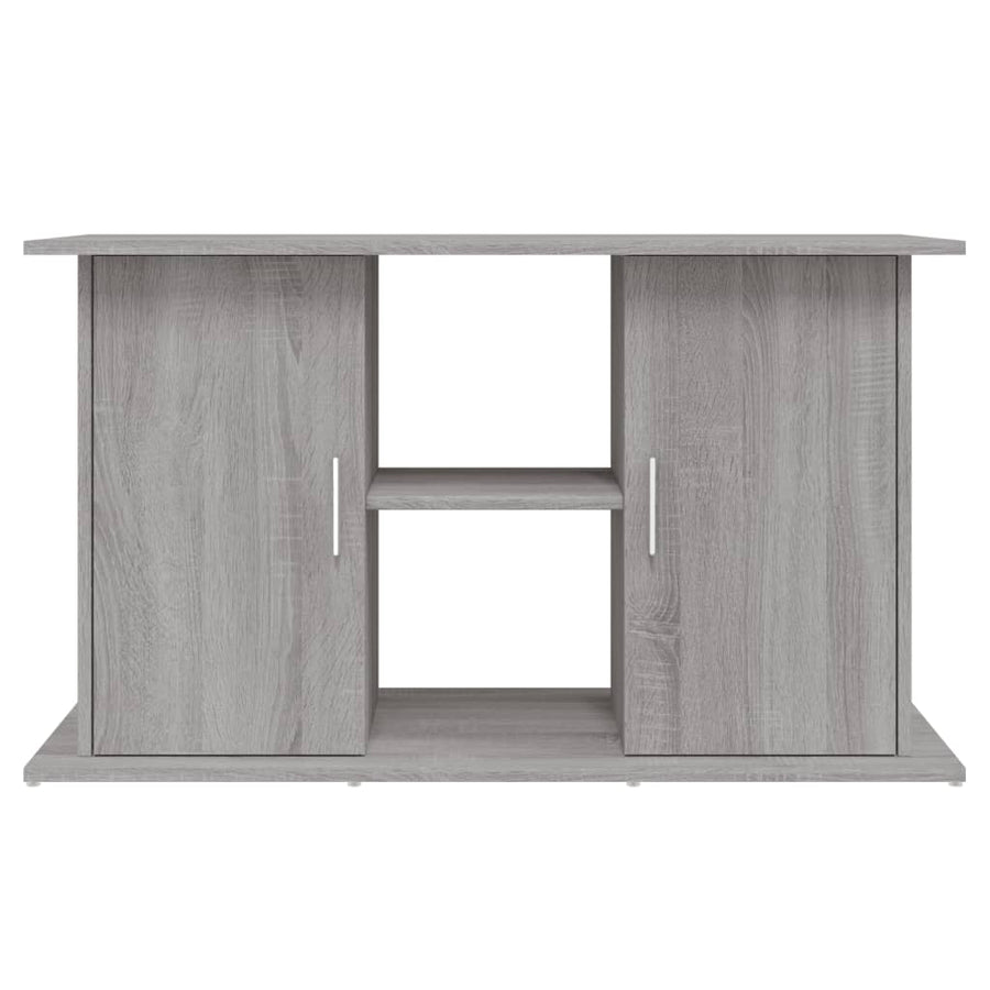 Aquariumstandaard Bewerkt Hout Eiken 101 x 41 x 58 cm Grijs sonoma