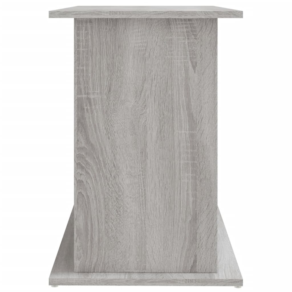 Aquariumstandaard Bewerkt Hout Eiken 101 x 41 x 58 cm Grijs sonoma