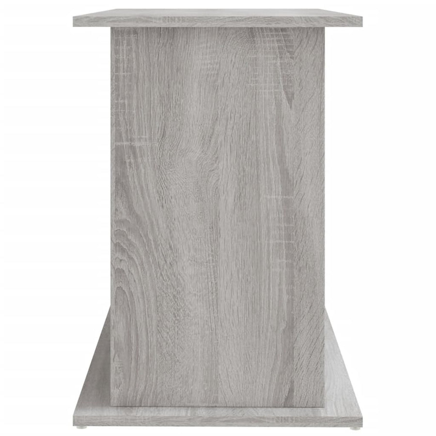 Aquariumstandaard Bewerkt Hout Eiken 101 x 41 x 58 cm Grijs sonoma
