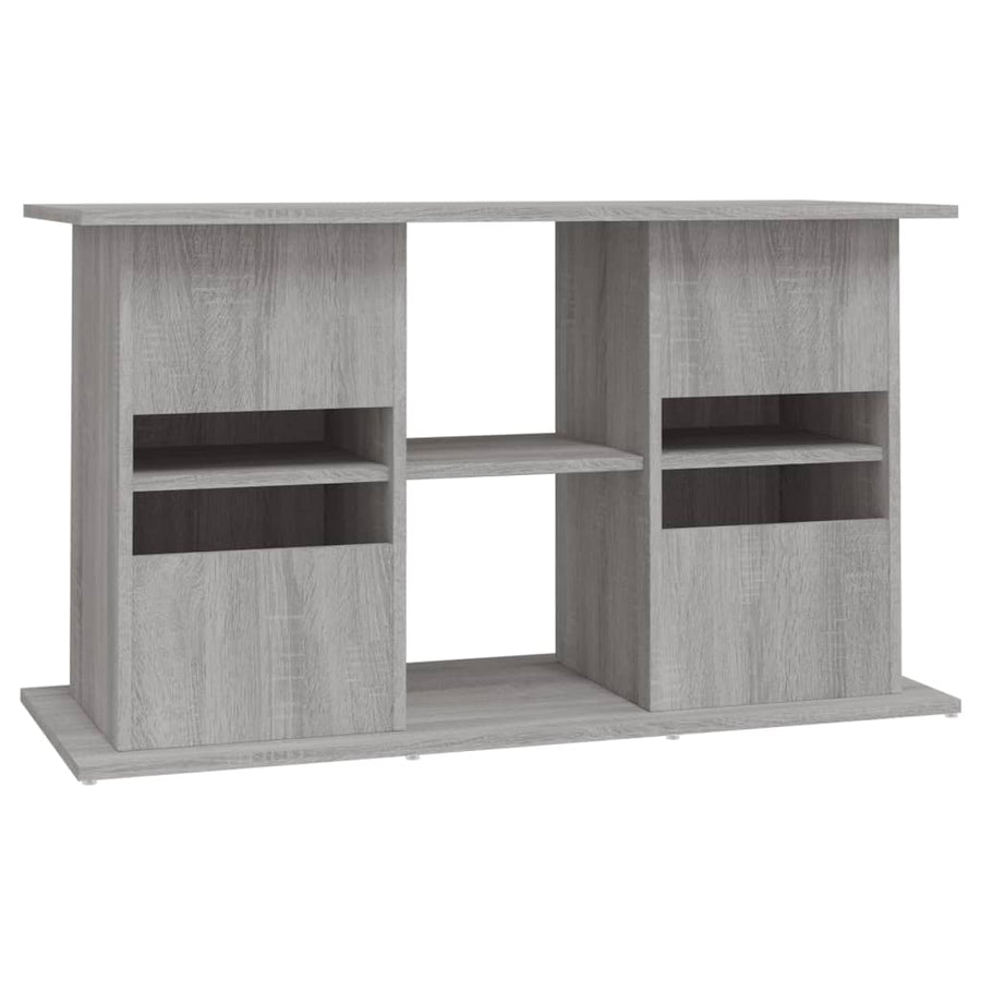 Aquariumstandaard Bewerkt Hout Eiken 101 x 41 x 58 cm Grijs sonoma