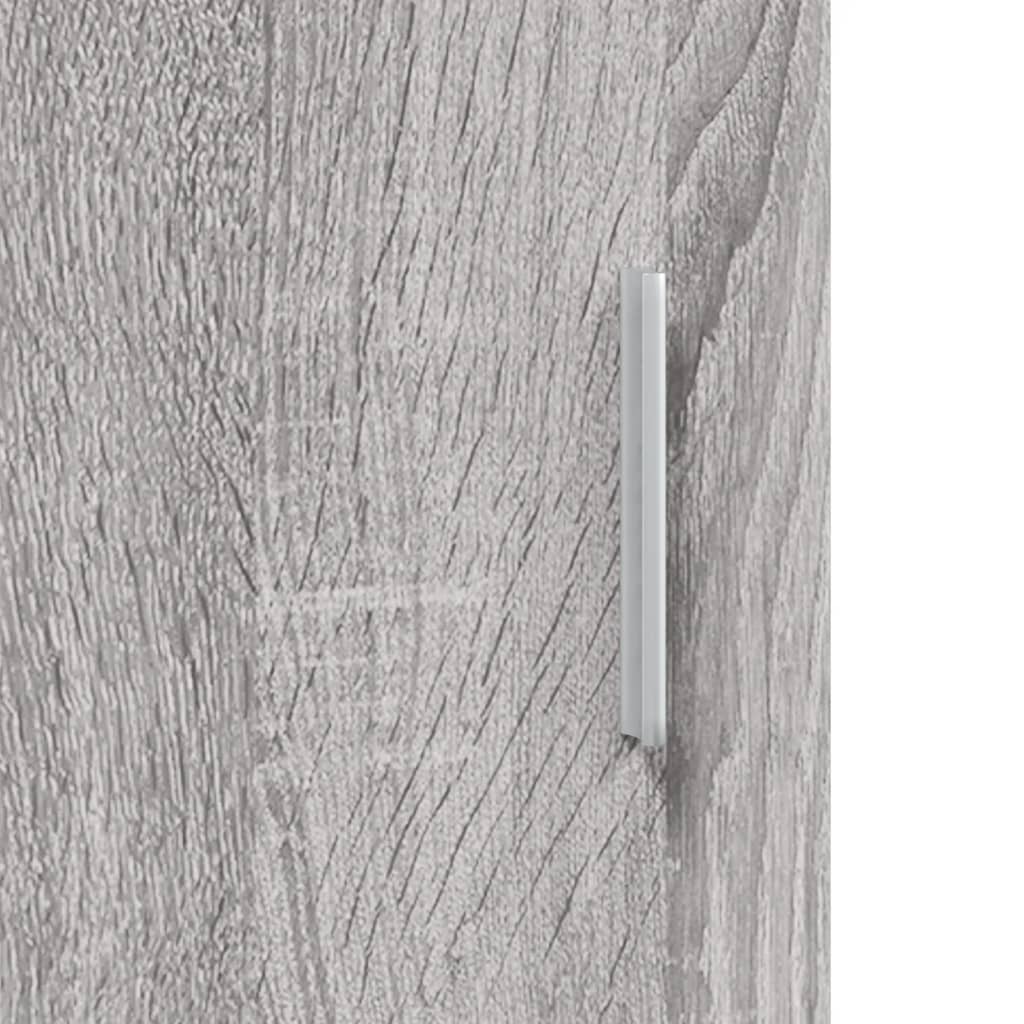 Aquariumstandaard Bewerkt Hout Eiken 101 x 41 x 58 cm Grijs sonoma
