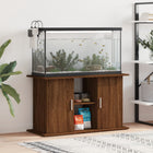 Aquariumstandaard Bewerkt Hout 101 x 41 x 58 cm bruin eikenkleur