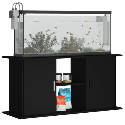 Aquariumstandaard Bewerkt Hout 121 x 41 x 58 cm Zwart