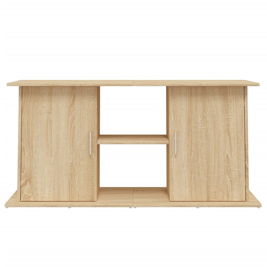 Aquariumstandaard Bewerkt Hout Kleurig 121 x 41 x 58 cm Sonoma eiken