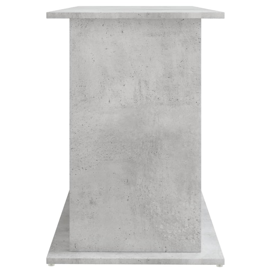 Aquariumstandaard Bewerkt Hout 121 x 41 x 58 cm Betongrijs