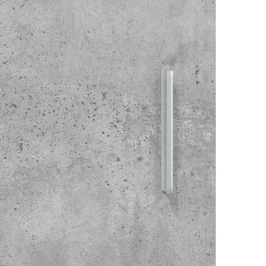Aquariumstandaard Bewerkt Hout 121 x 41 x 58 cm Betongrijs