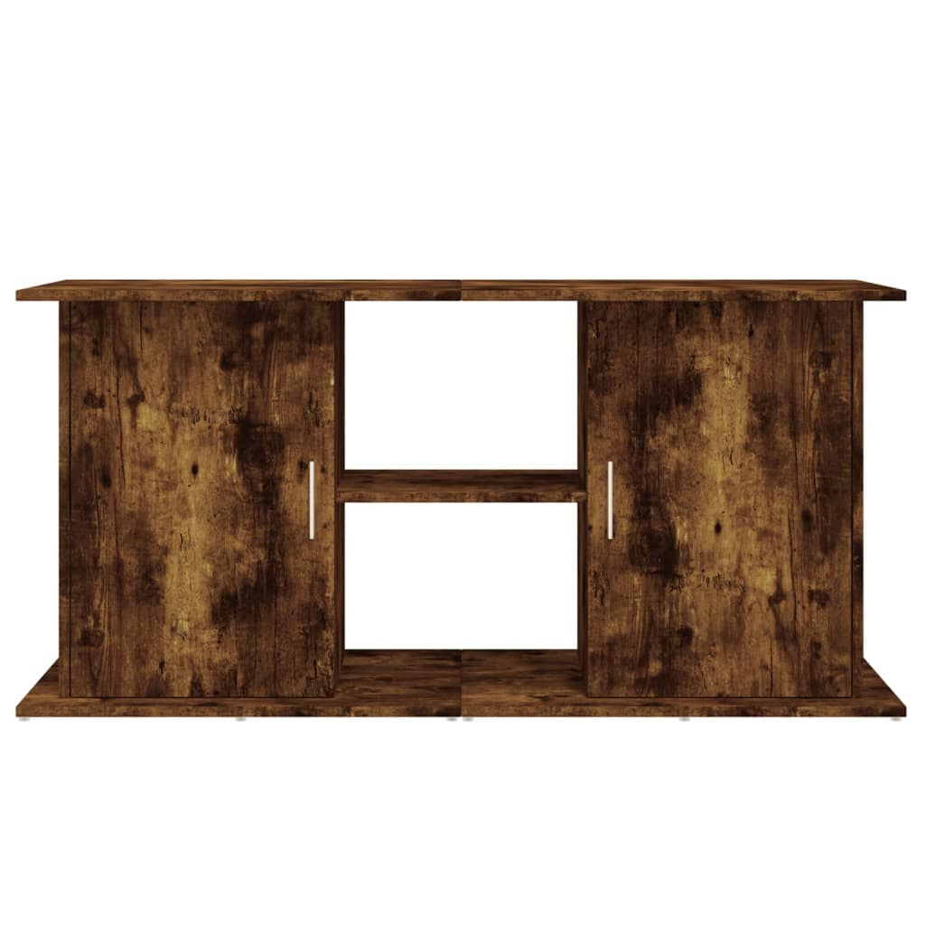Aquariumstandaard Bewerkt Hout Kleur 121 x 41 x 58 cm Gerookt eiken