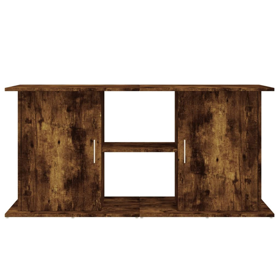 Aquariumstandaard Bewerkt Hout Kleur 121 x 41 x 58 cm Gerookt eiken