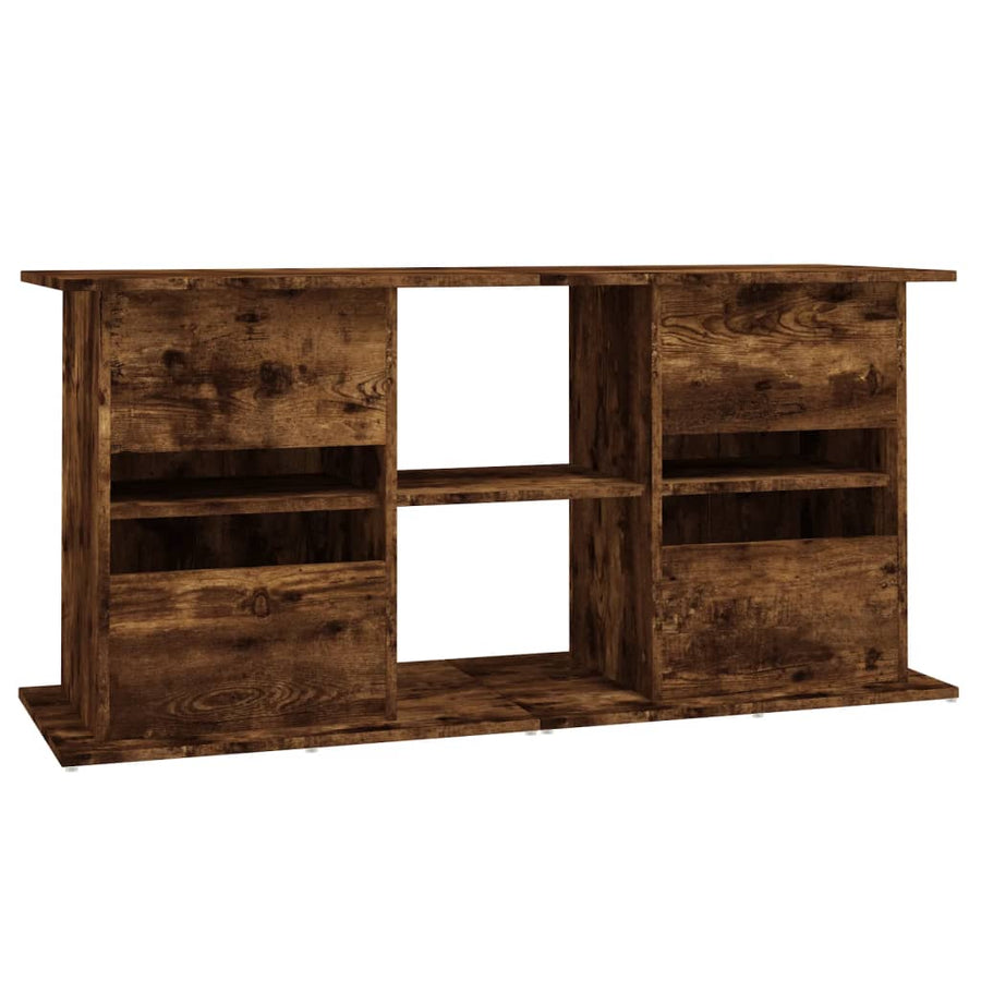 Aquariumstandaard Bewerkt Hout Kleur 121 x 41 x 58 cm Gerookt eiken
