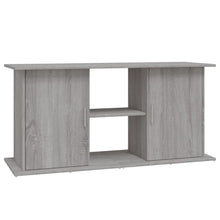 Aquariumstandaard Bewerkt Hout Eiken 121 x 41 x 58 cm Grijs sonoma