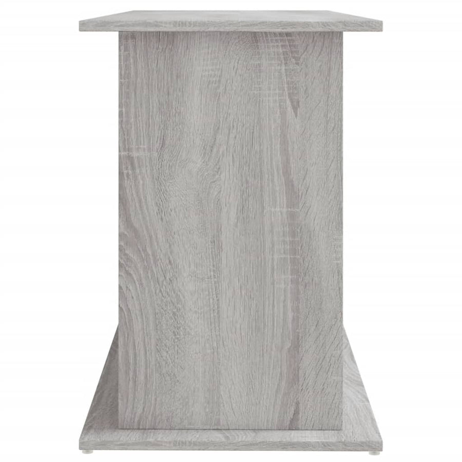Aquariumstandaard Bewerkt Hout Eiken 121 x 41 x 58 cm Grijs sonoma