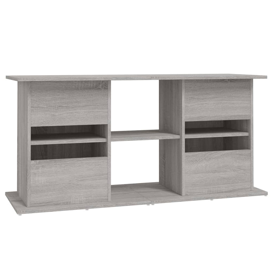 Aquariumstandaard Bewerkt Hout Eiken 121 x 41 x 58 cm Grijs sonoma