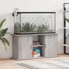 Aquarium Stand 121x41x58 cm Engineered Wood Grey Sonoma Oak