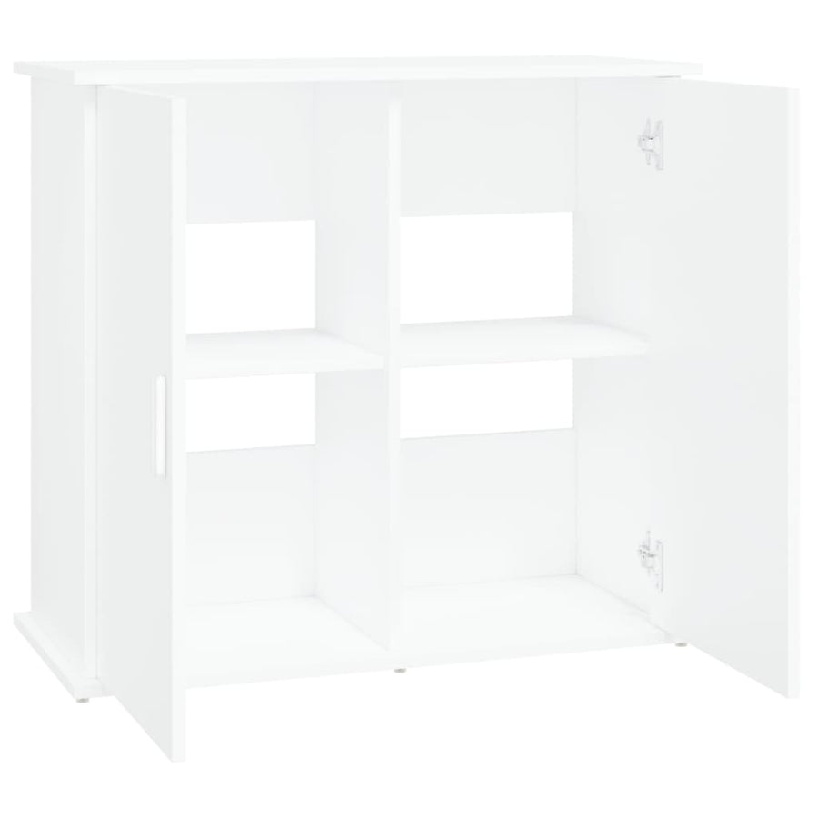 Aquariumstandaard Bewerkt Hout 81 x 36 x 73 cm Wit
