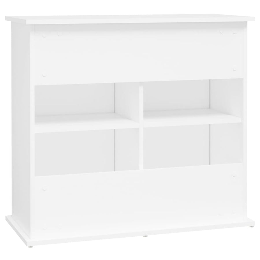 Aquariumstandaard Bewerkt Hout 81 x 36 x 73 cm Wit