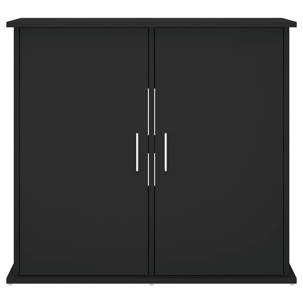 Aquariumstandaard 81x36x73 cm bewerkt hout zwart