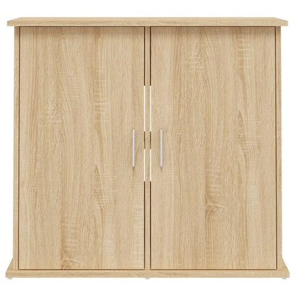 Aquariumstandaard Bewerkt Hout Kleurig 81 x 36 x 73 cm Sonoma eiken