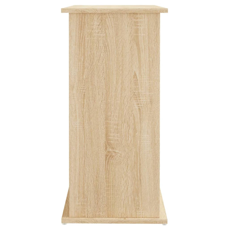 Aquariumstandaard Bewerkt Hout Kleurig 81 x 36 x 73 cm Sonoma eiken
