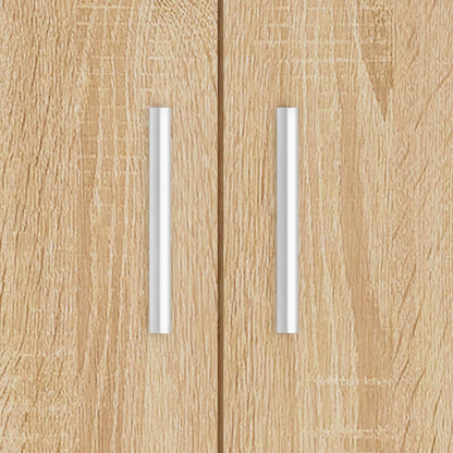 Aquariumstandaard Bewerkt Hout Kleurig 81 x 36 x 73 cm Sonoma eiken