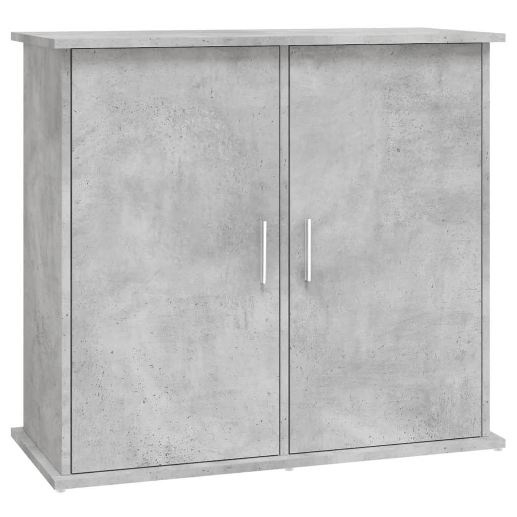 Aquariumstandaard Bewerkt Hout 81 x 36 x 73 cm Betongrijs