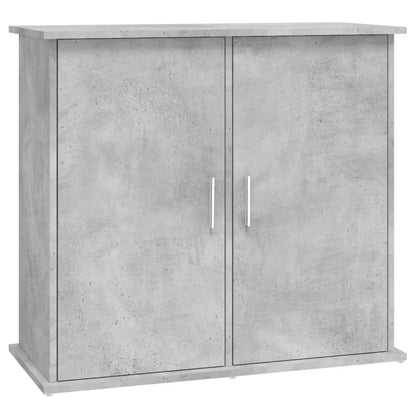 Aquariumstandaard Bewerkt Hout 81 x 36 x 73 cm Betongrijs