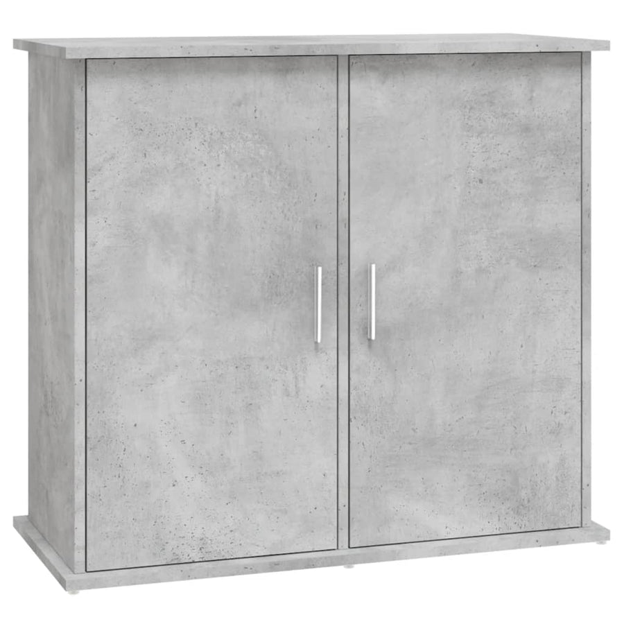 Aquariumstandaard Bewerkt Hout 81 x 36 x 73 cm Betongrijs