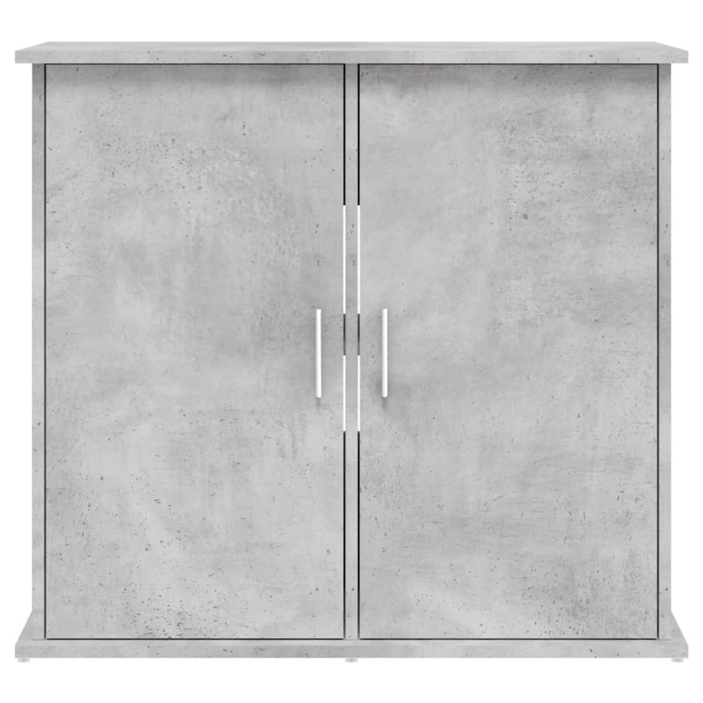 Aquariumstandaard Bewerkt Hout 81 x 36 x 73 cm Betongrijs