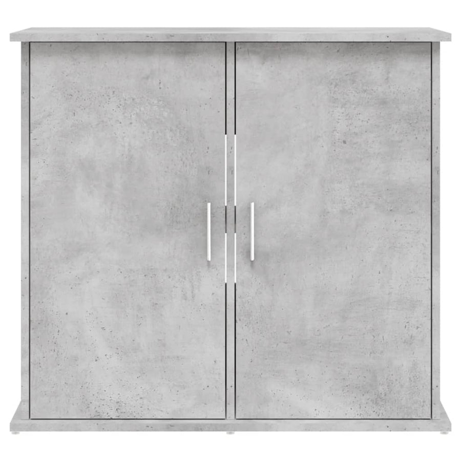 Aquariumstandaard Bewerkt Hout 81 x 36 x 73 cm Betongrijs