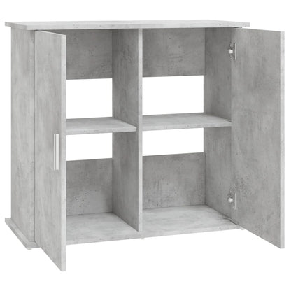 Aquariumstandaard Bewerkt Hout 81 x 36 x 73 cm Betongrijs