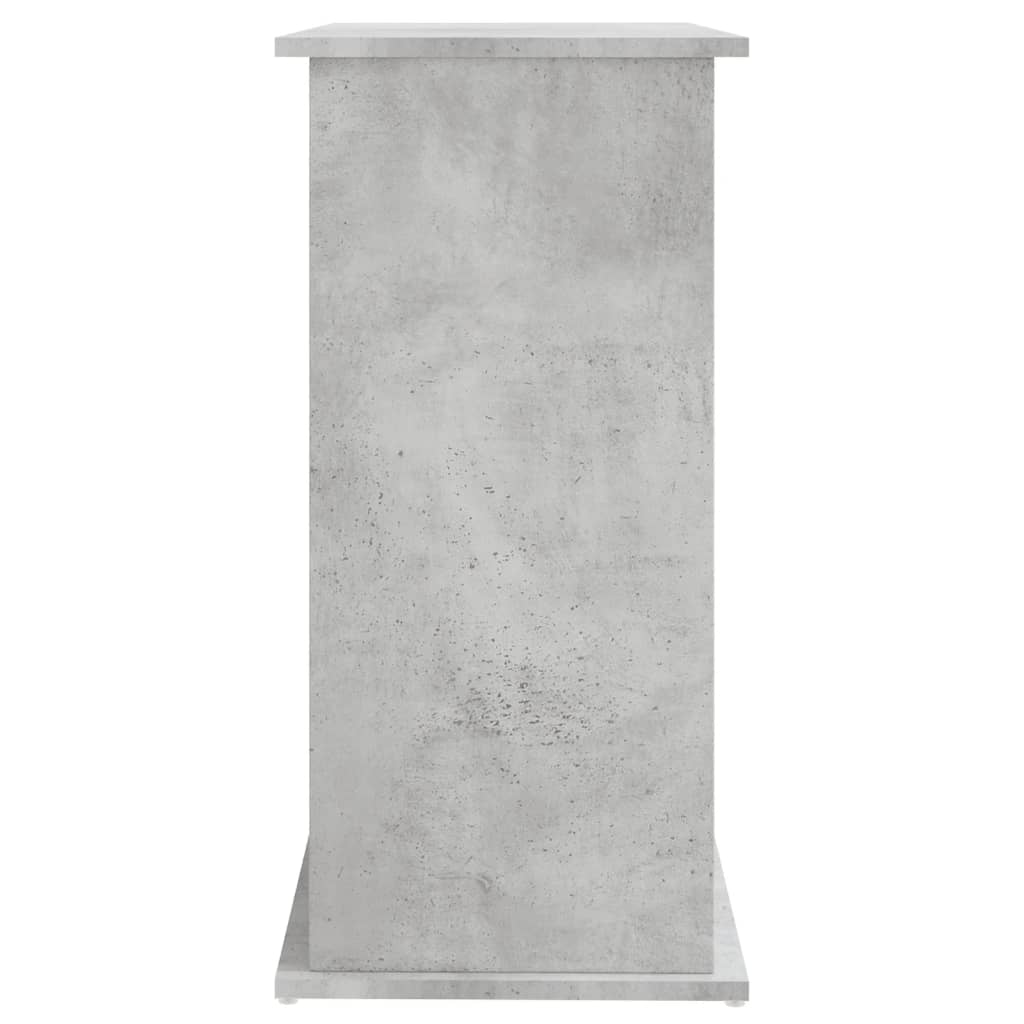 Aquariumstandaard Bewerkt Hout 81 x 36 x 73 cm Betongrijs