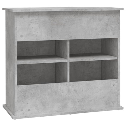 Aquariumstandaard Bewerkt Hout 81 x 36 x 73 cm Betongrijs