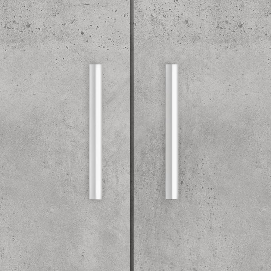 Aquariumstandaard Bewerkt Hout 81 x 36 x 73 cm Betongrijs