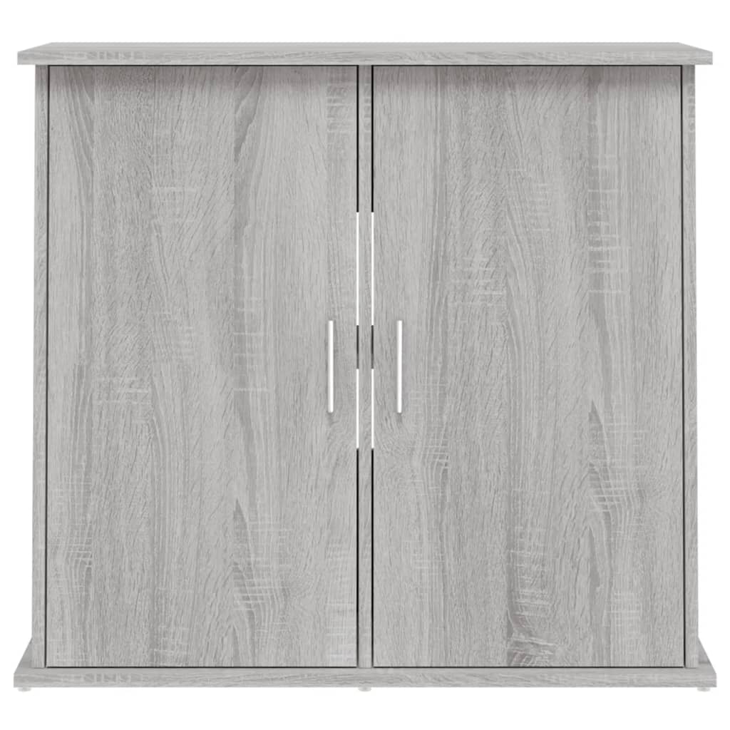 Aquariumstandaard Bewerkt Hout Eiken 81 x 36 x 73 cm Grijs sonoma