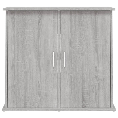 Aquariumstandaard Bewerkt Hout Eiken 81 x 36 x 73 cm Grijs sonoma