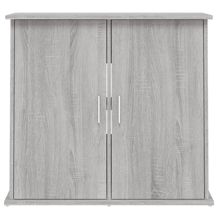 Aquariumstandaard Bewerkt Hout Eiken 81 x 36 x 73 cm Grijs sonoma