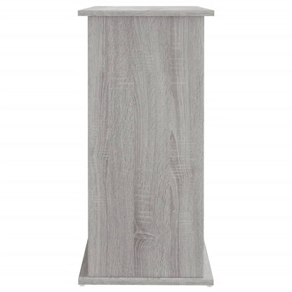 Aquariumstandaard Bewerkt Hout Eiken 81 x 36 x 73 cm Grijs sonoma