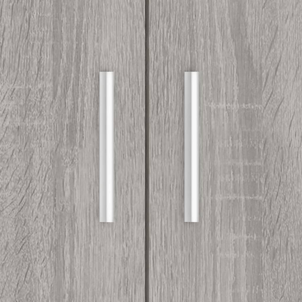 Aquariumstandaard Bewerkt Hout Eiken 81 x 36 x 73 cm Grijs sonoma