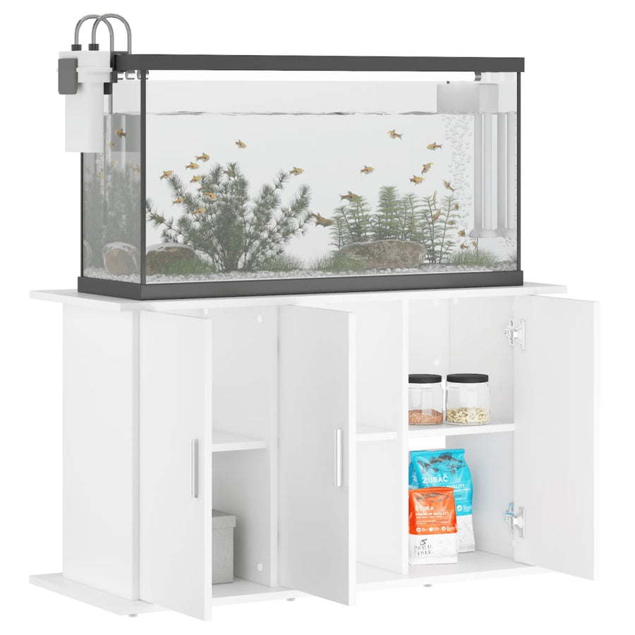 Aquariumstandaard Bewerkt Hout 101 x 41 x 58 cm Wit