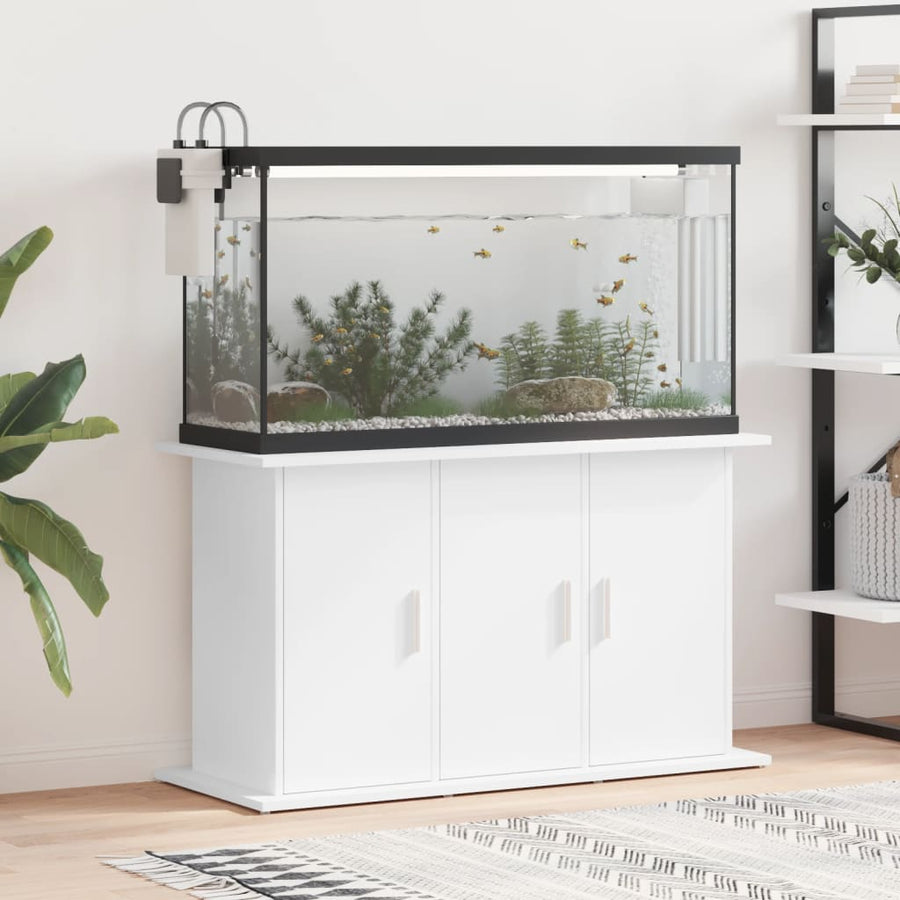 Aquariumstandaard Bewerkt Hout 101 x 41 x 58 cm Wit