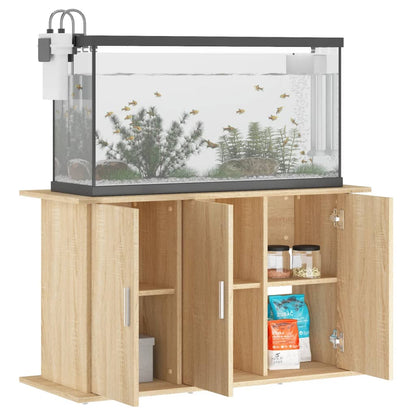 Aquariumstandaard Bewerkt Hout Kleurig 101 x 41 x 58 cm Sonoma eiken