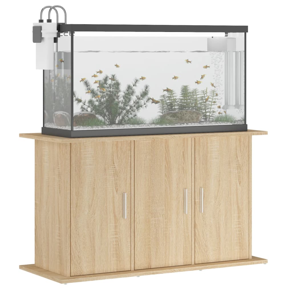 Aquariumstandaard Bewerkt Hout Kleurig 101 x 41 x 58 cm Sonoma eiken