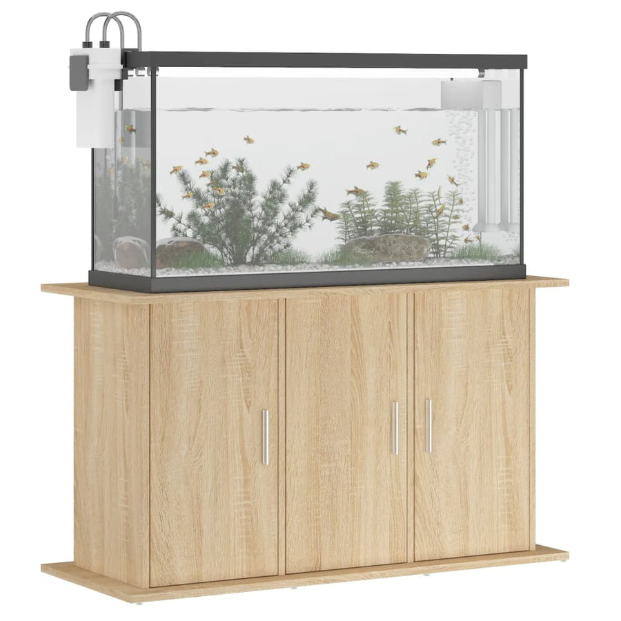 Aquariumstandaard Bewerkt Hout Kleurig 101 x 41 x 58 cm Sonoma eiken