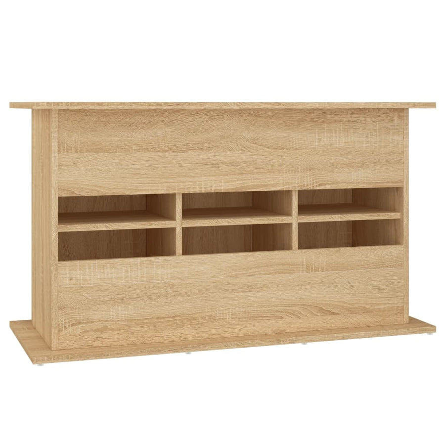 Aquariumstandaard Bewerkt Hout Kleurig 101 x 41 x 58 cm Sonoma eiken